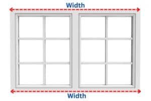 measuring window width