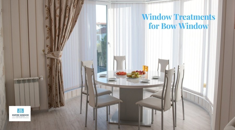 Window Treatments for Bow Window
